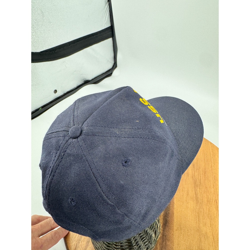 Winner USS Brush DD-745 Hat Mens OSFA Navy Blue Vintage Snapback Military Cap - Picture 12 of 12